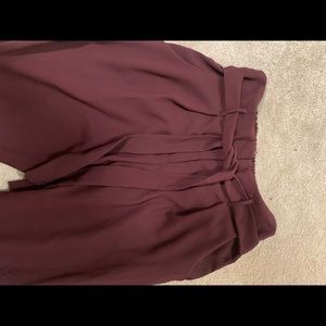 Pants burgundy